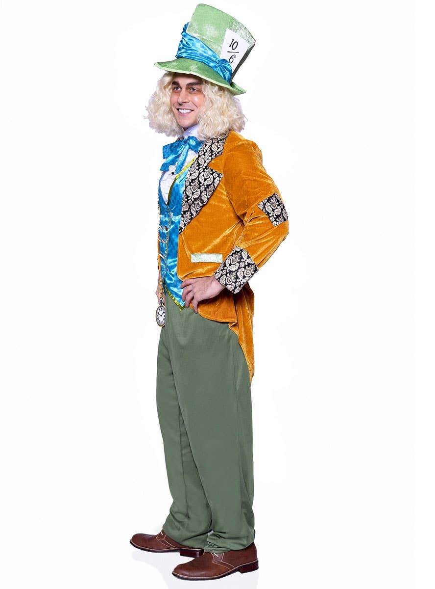 Deluxe Classic Men's Mad Hatter Fancy Dress Costume - Image 3