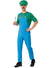 Image of Super Green Plumber Men's Video Game Costume - Main Image