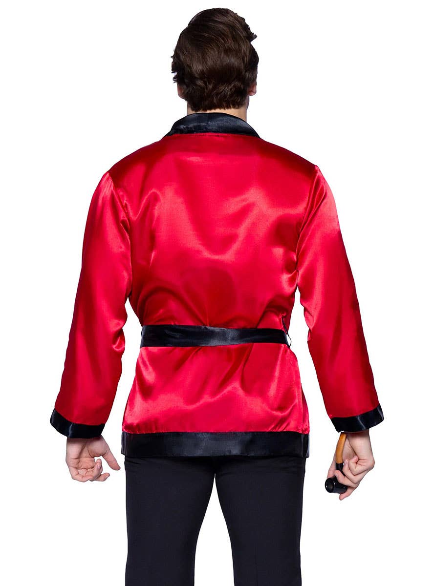 Playboy Hugh Hefner Men's Smoking Jacket Costume - Image 4