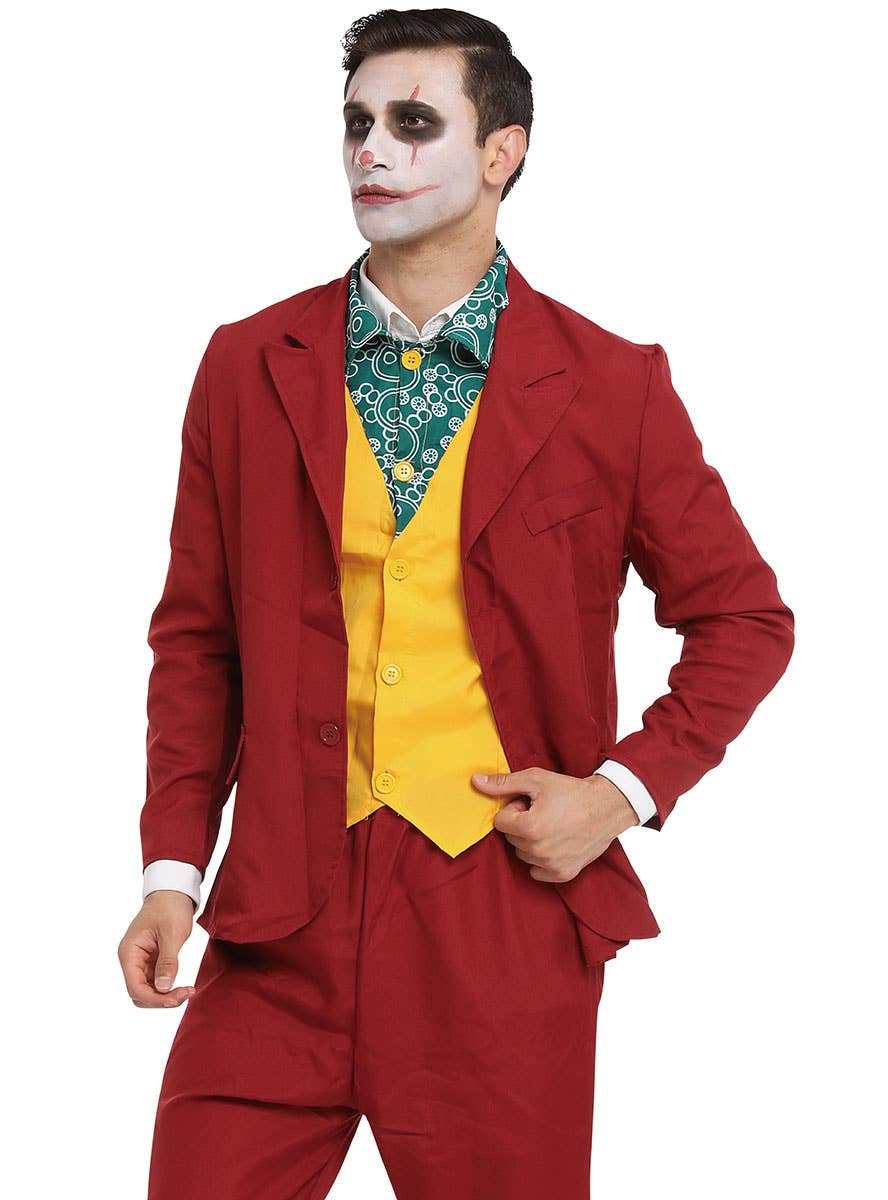 Image of Joaquin Joker Men's Dress Up Costume - Close Image