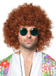 1970s Mega Ginger Afro Mens Costume Wig