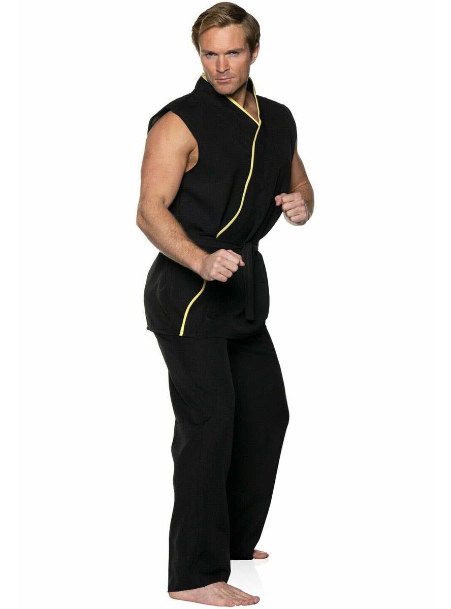 Image of Karate Master Men's Black Sensei Costume