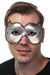 Image of Fancy Silver Vinyl Men's Masquerade Mask