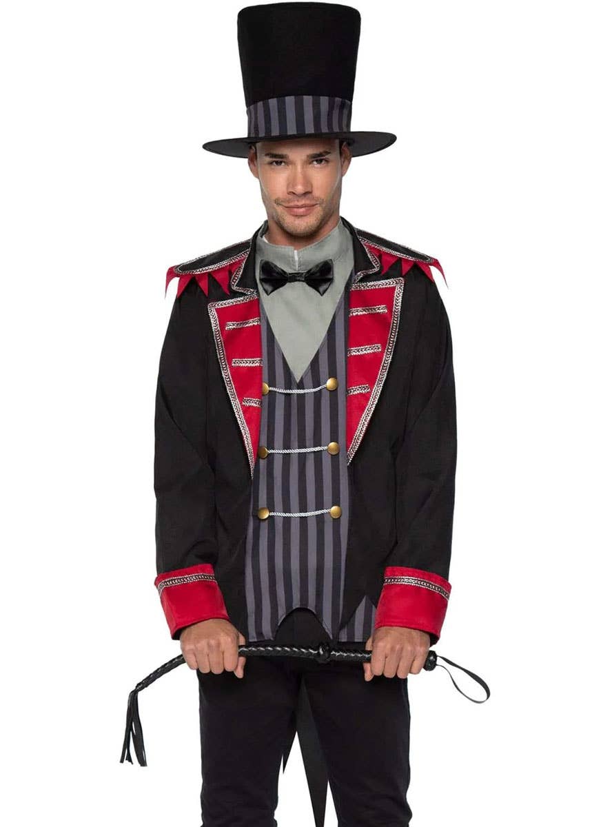 Evil Ringmaster Men's Halloween Costume Close Main View