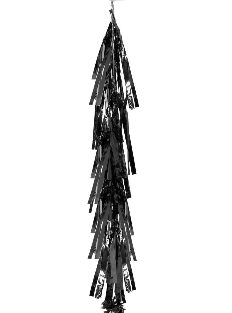 Image of Metallic Black 9 Pack 35cm Tassels - Alternate Image