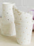 Image of Gold and White Polka Dot 12 Pack Paper Cups