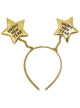 Image of Plush Gold Happy New Year Head Bopper Headband - Main Image