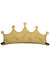 Image of Soft Metallic Gold Crown on Headband Costume Accessory - Main Image