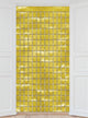 Image of Metallic Gold Square Foil 2m x 90cm Backdrop Decoration