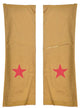 Image of Metallic Gold Women's Wonder Woman Costume Gauntlets - Main Image