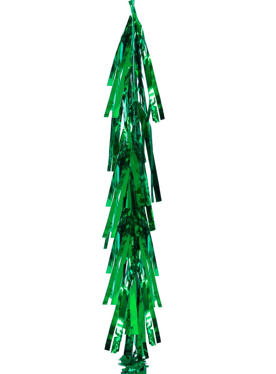 Image of Metallic Green 9 Pack 35cm Tassels - Alternate Image