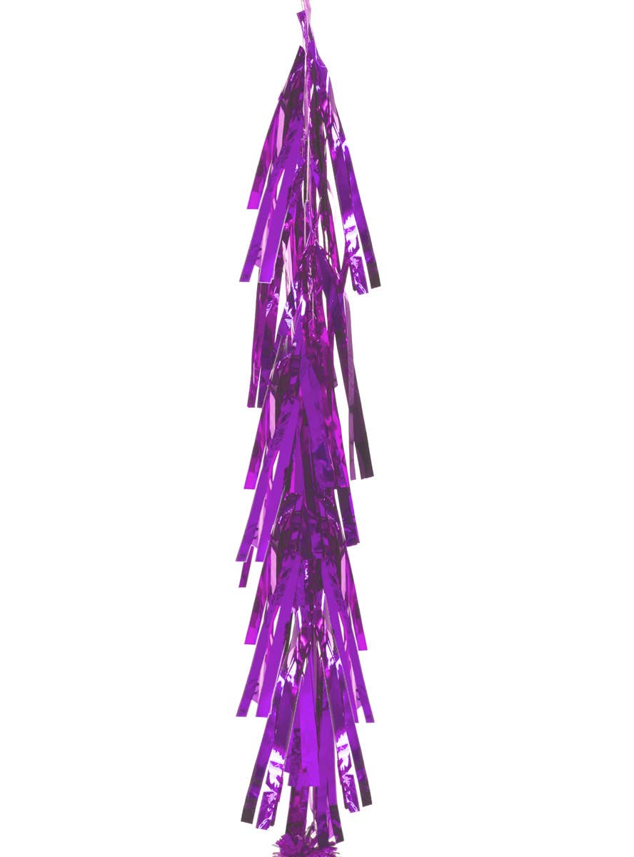 Image of Metallic Light Purple 9 Pack Of 35cm Decorative Tassels - Alternate Image