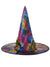 Image of Metallic Rainbow Snake Skin Print Witch Hat Accessory - Main Image