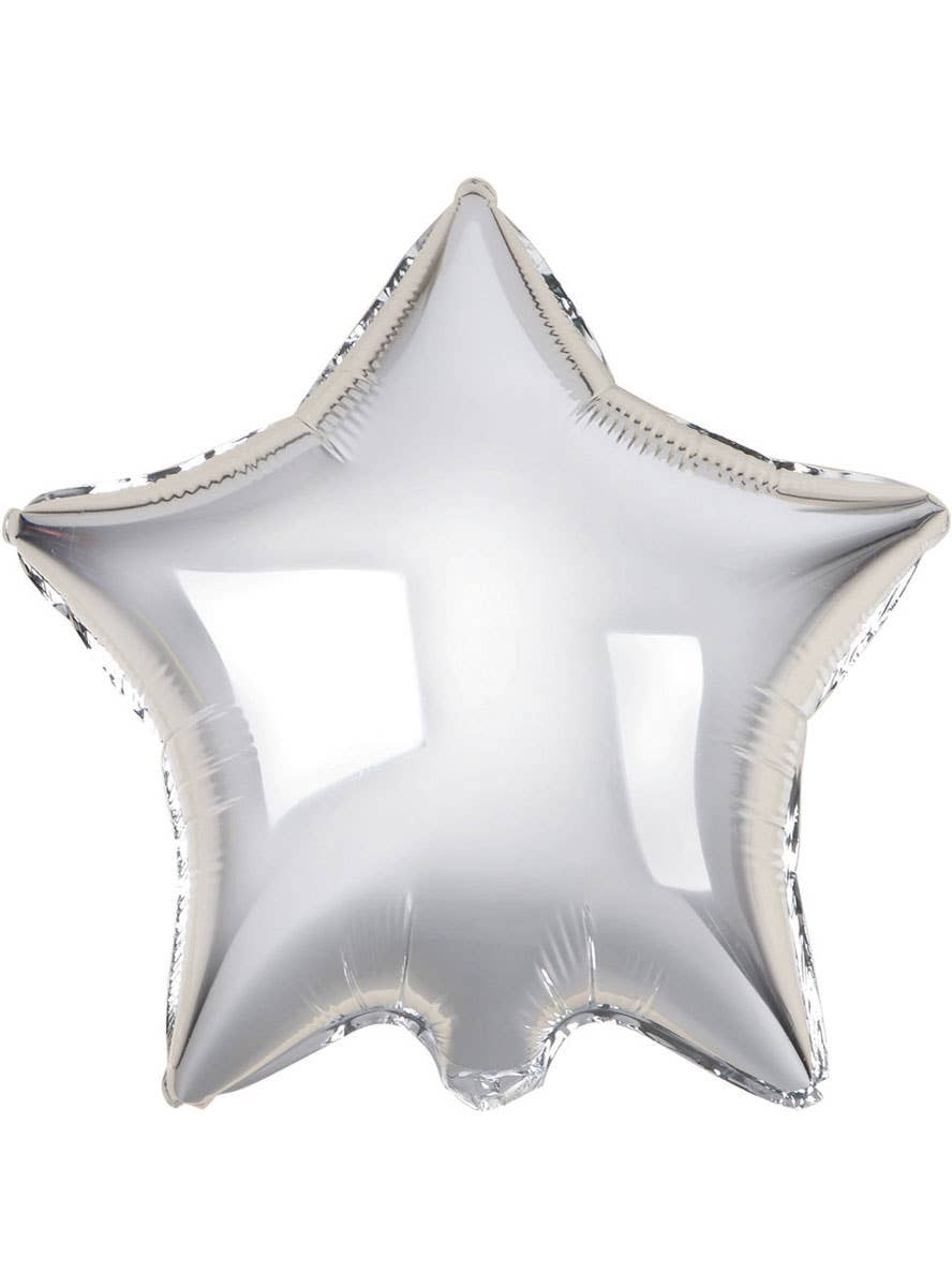 Image of Star Shaped Silver 45cm Foil Balloon