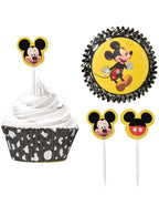Image Of Mickey Mouse Forever 48 Pack Cupcake Pans and Picks Set