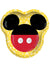 Image Of Mickey Mouse Shape 8 Pack Paper Plates