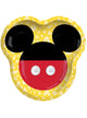 Image Of Mickey Mouse Shape 8 Pack Paper Plates