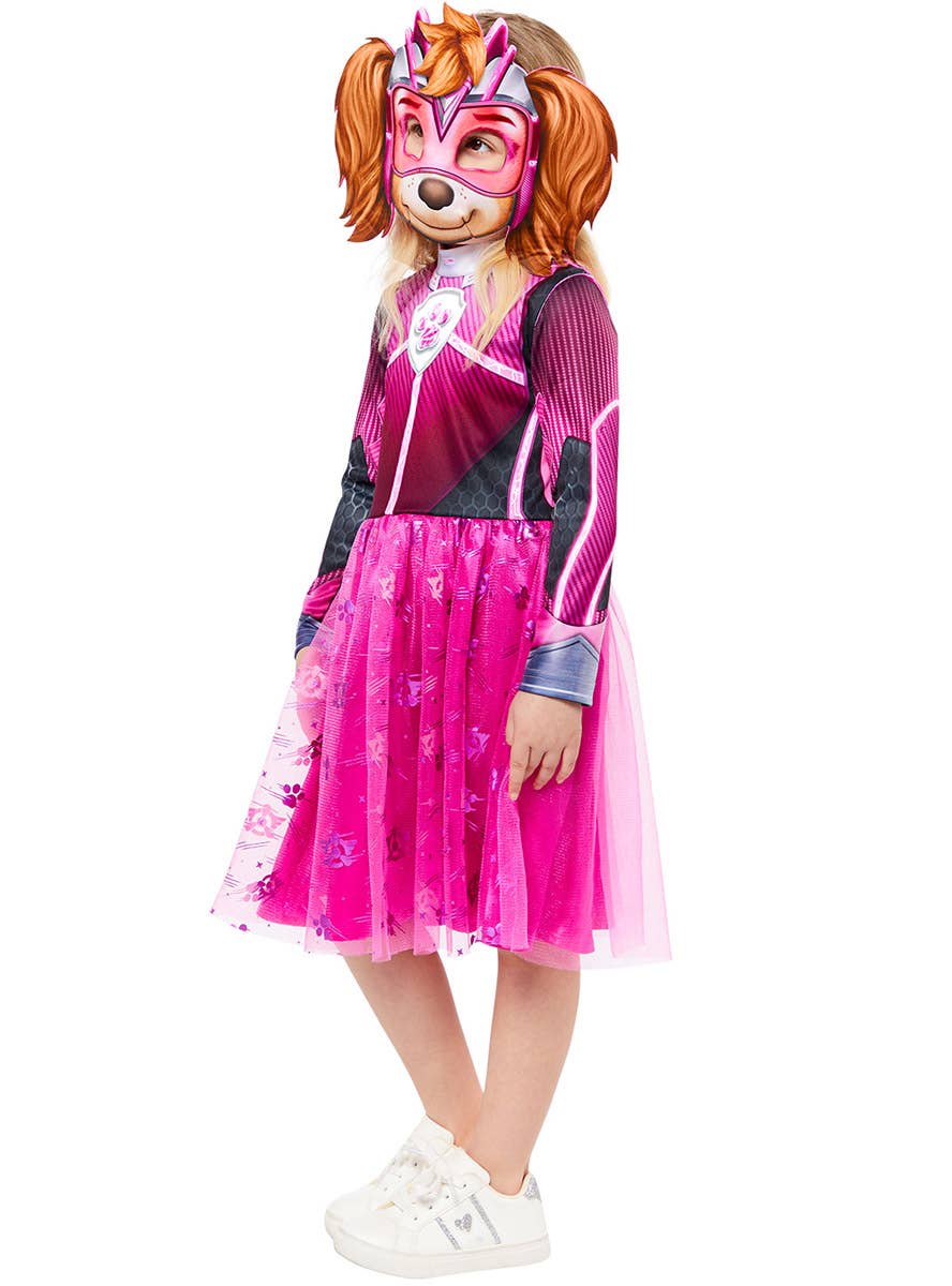 Image of Mighty Paw Patrol Movie Girls Glow In The Dark Skye Costume - Alternative