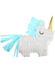 Image of Mini Blue and White Paper Unicorn Decoration