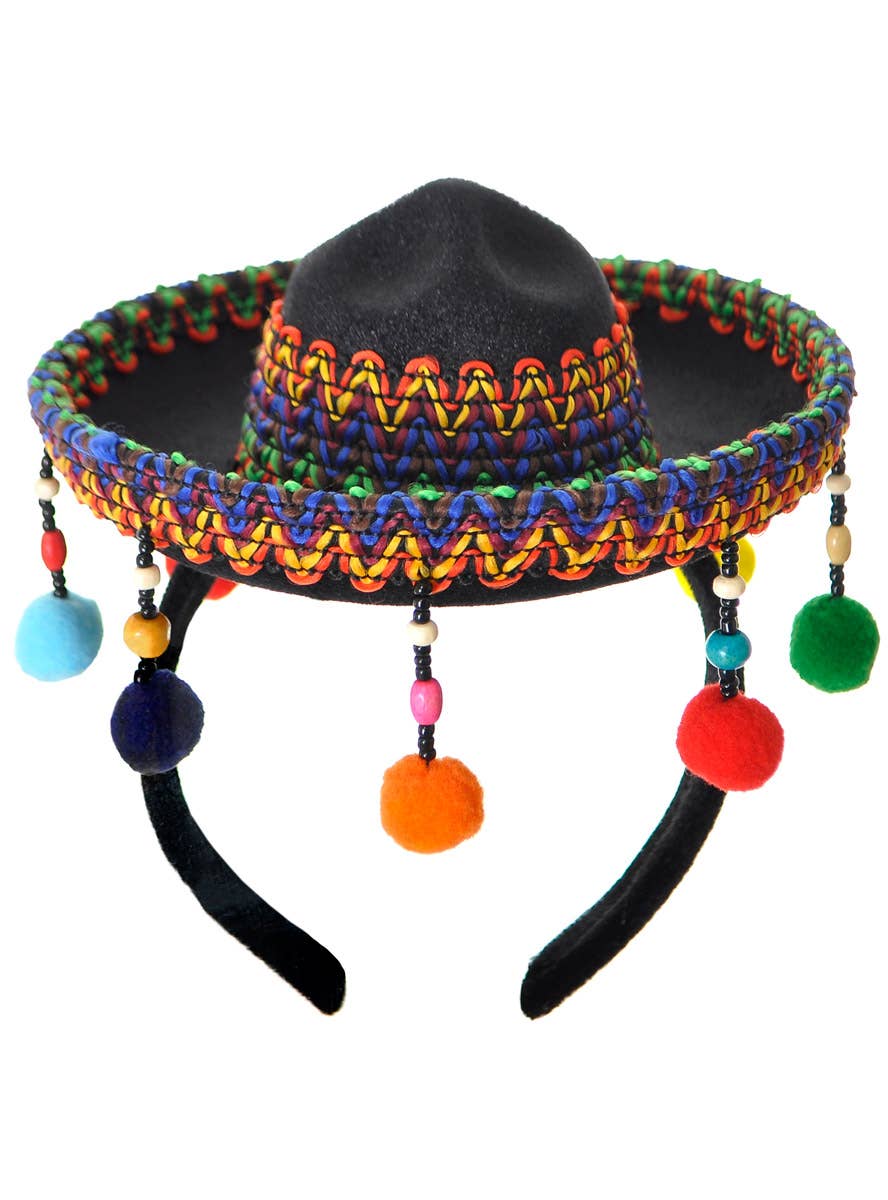 Image of Mini Mexican Sombrero Costume Headband