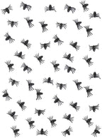 Image of Mini Black Spiders 50 Pack Halloween Decoration