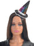 Image of Mini Spiked Rainbow Flame Witch Hat on Headband