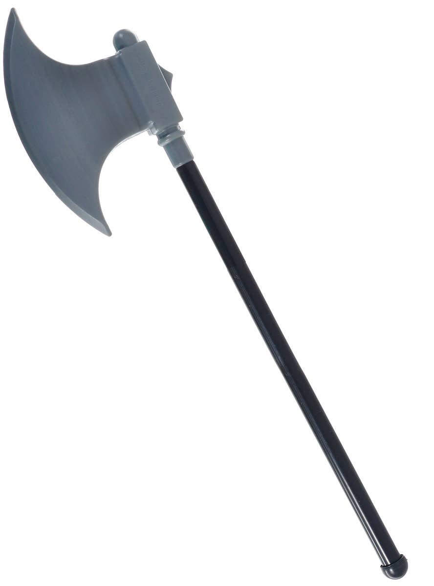 Image of Mini Grey and Black Medieval Axe Costume Weapon - Main Image