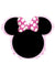 Image Of Minnie Mouse 2D Look Party Pinata