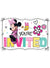 Image Of Minnie Mouse Happy Helpers 8 Pack Party Invitations