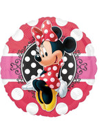 Image Of Minnie Mouse Round 45cm Foil Balloon