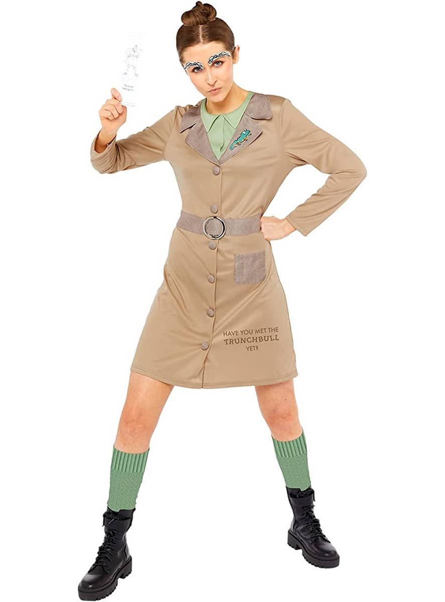 Image of Roald Dahl Women's Miss Trunchbull Book Week Costume - Alternate Front View 2