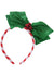 Image of Novelty Green Glitter Mistletoe Christmas Headband