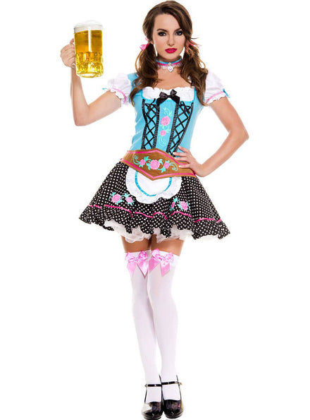 Women's Sexy Miss Oktoberfest Fancy Dress Costume Front Image