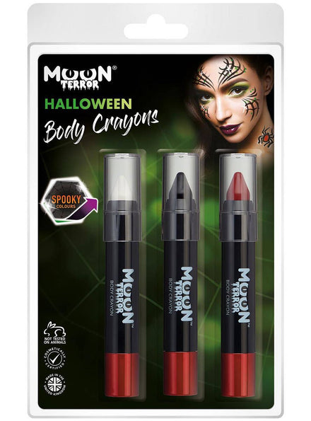 Image of Moon Terror 3 Colour Halloween Makeup Sticks