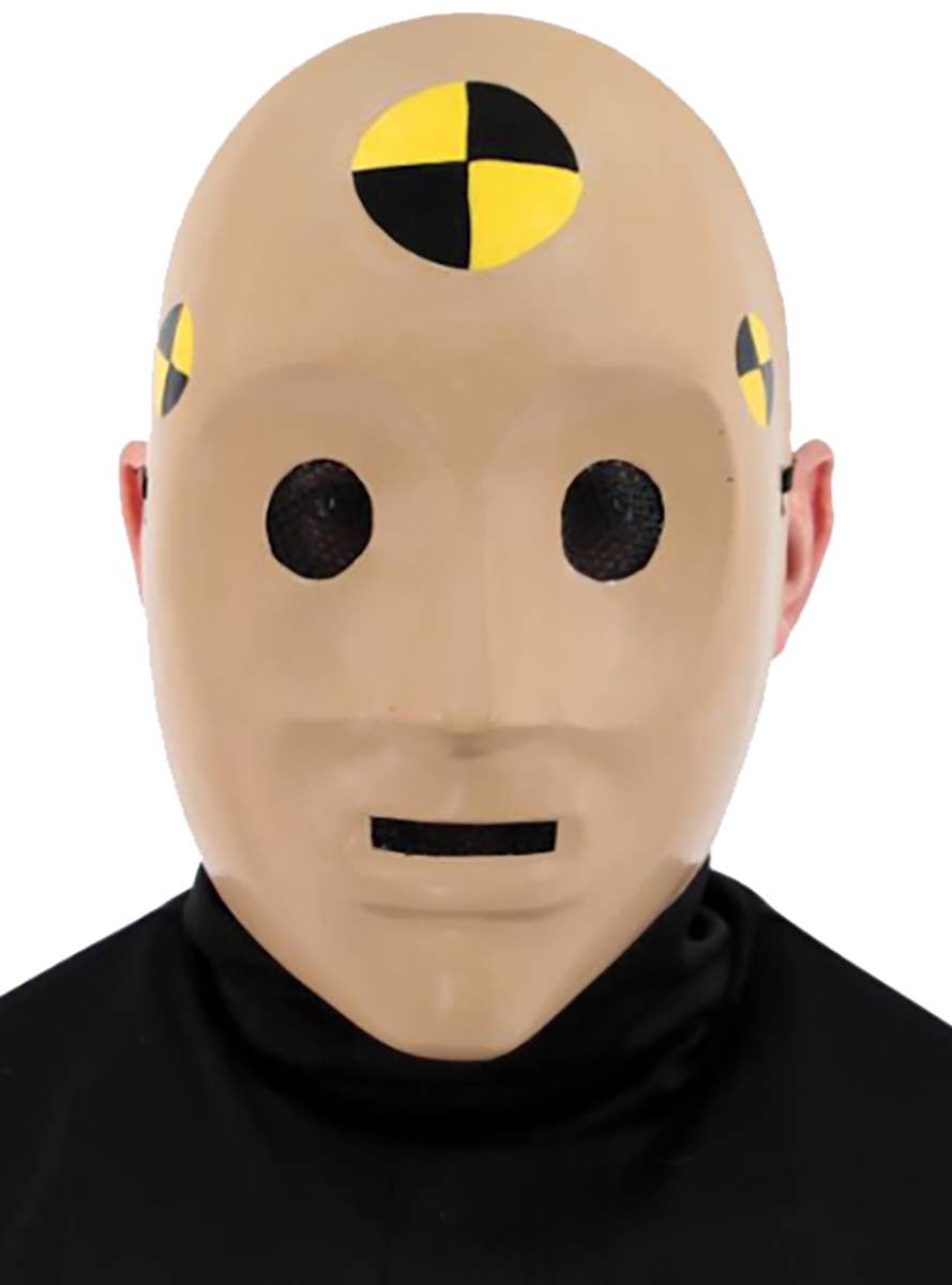 Plastic Test Crash Dummy Costume Mask