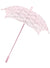 Image of Victorian Pink Lace Parasol Costume Accessory