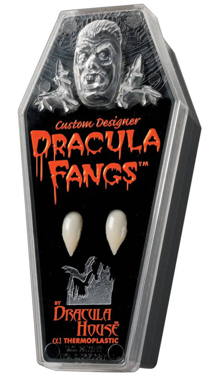 Large Deluxe Custom Fit Dracula Vampire Fangs Costume Accessory Main Image