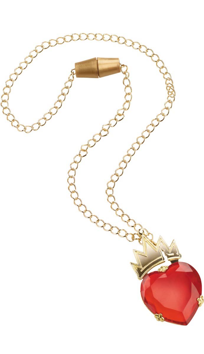 Officially Licensed Descendants Evie Red Ruby Apple Necklace Costume Accessory Image