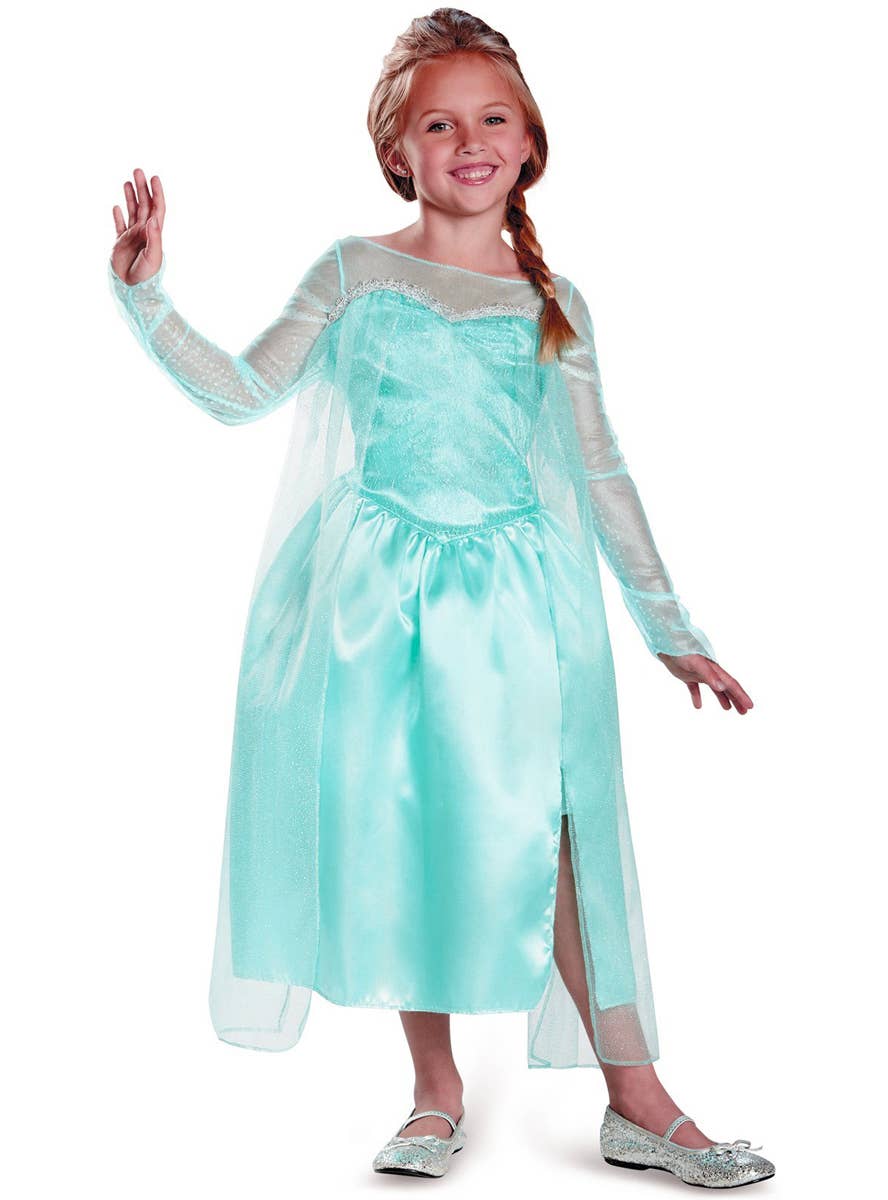 Girls Deluxe Frozen Elsa Book Week Fancy Dress Costume