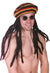 Image of Rasta Mens Crochet Beanie Hat with Dreadlocks