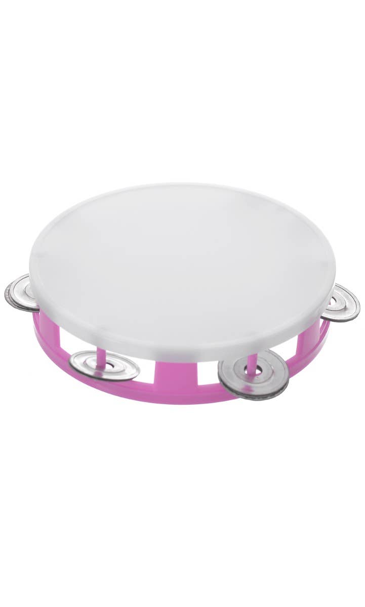 Woodstock Light Pink Tambourine | Hippie Mini Tambourine