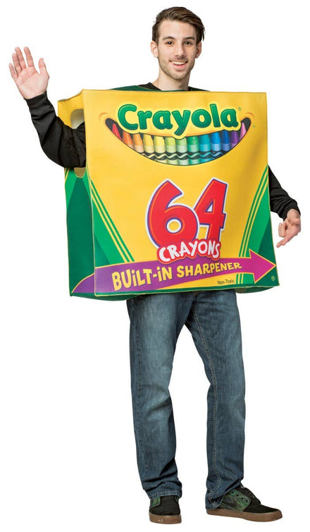 Novelty Adults Crayola Crayon Box Funny Costume Main Image