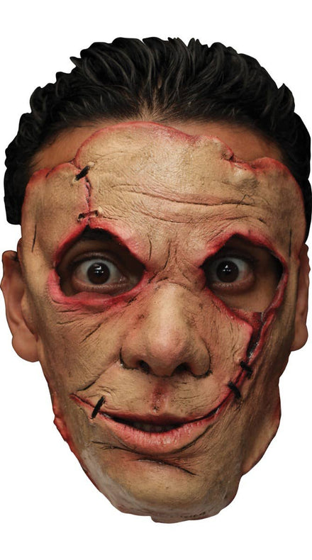 Deluxe Adult's Leatherface Serial Killer Latex Mask Costume Accessory Main Image