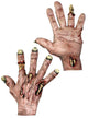 Rotten Eaten Flesh Latex Zombie Hands Costume Gloves