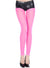 Womens Hot Pink Opaque Footless Leggings