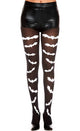 Women's Gothic Bat Print Halloween Tights Main Image