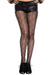 Women's Full Length Black Fishnets with Stars