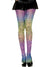 Opaque Rainbow Leopard Print Women's Pantyhose