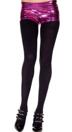 Women's Black Opaque Full Length Stockings