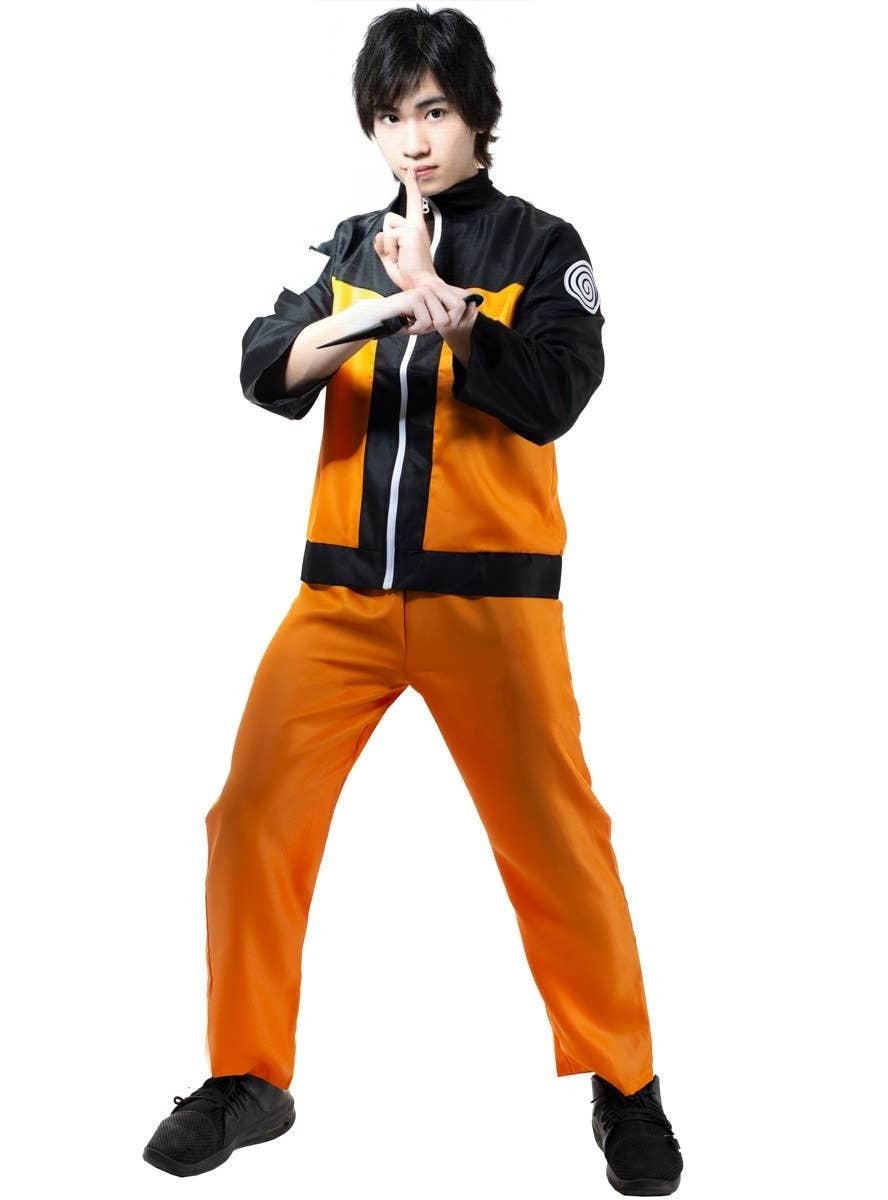 Image of Naruto Shippuden Teen Boys Anime Costume - Front Image